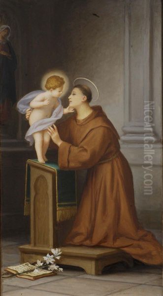 Santo Con Il Bambin Gesu - view 1