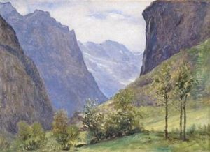 From The Window Of Staubbach Hotel, Lauterbrunnen