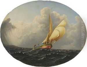 Studies Of Maltese Fishing Boats By Day And Night by Luigi Maria Galea
