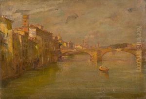 Veduta Di Firenze by Leopoldo Galeota