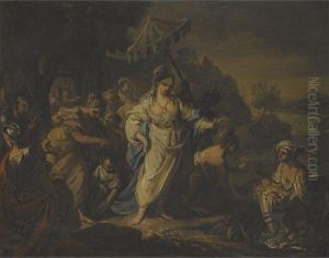 The Finding Of Moses by Sebastiano Galeotti