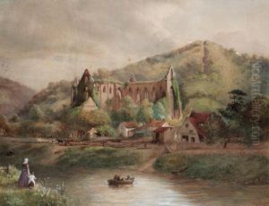 View Of Tintern Abbey; View Of Bolton Abbey by Henry Gales