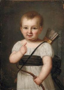 Ritratto Di Bambino Come Cupido