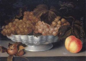 Natura Morta Con Alzata Di Frutta by Galizia Fede
