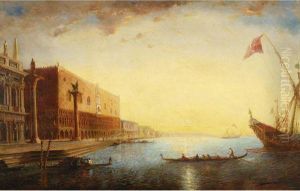 Bacino Di San Marco by Paul Ch. Emmanuel Gallard-Lepinay