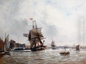 Sailing In The Harbour by Paul Ch. Emmanuel Gallard-Lepinay