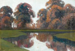 Paysage A L""""""""etang by Harald Gallen