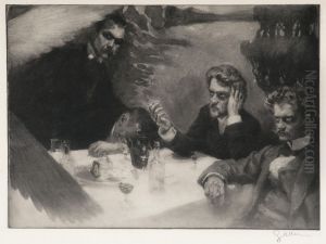 Motiffrom Symposion by Akseli Valdemar Gallen-Kallela