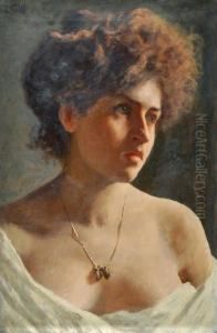 Profilo Femminile by Eduardo Galli