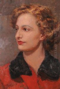Ritratto Di Gentildonna Con Cappottorosso