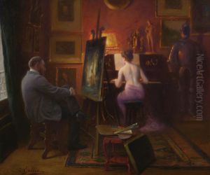 The Artist's Model by Louis Galliac