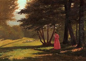 Una Joven Leyendo by Francisco Galofre Oller