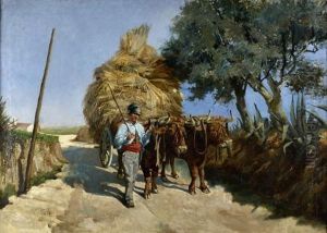 Carro De Bois by Jose Maria Galvan Y Candela