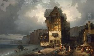 Paesaggio In Normardia by Francesco Gamba
