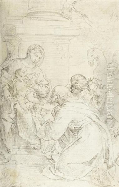 The Adoration Of The Three Kings - view 1