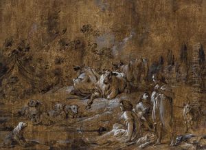 Scene Pastorale by Jacques Gamelin