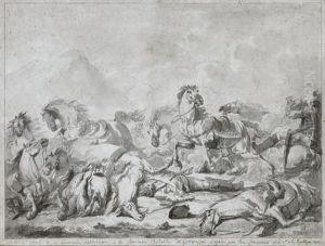 Scene De La Bataille De Jemappes by Jacques Gamelin