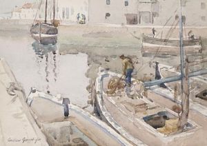 Harbour Scene by Andrew Archer Gamley