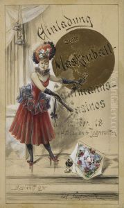 Einladung Zum Maskenball by Karl Gampenrieder