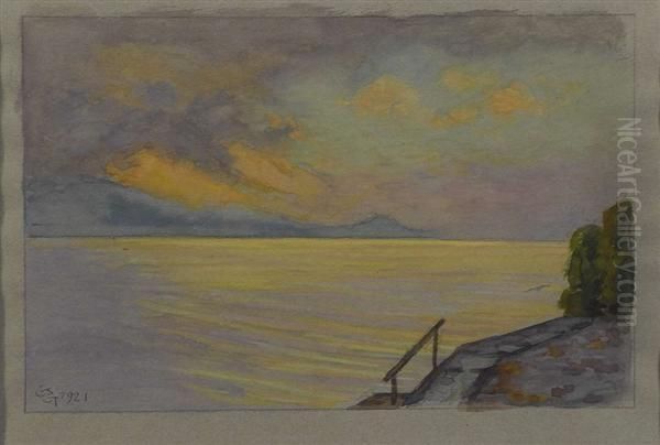 Abendrot Am See. 1921. - view 1
