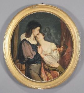 Raffaello E La Fornarina by Francesco Gandolfi
