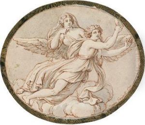 Allegorie Mit Zwei Grazien by Mauro Gandolfi