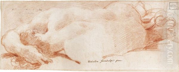 A Recumbent Devil Seen From Behind - view 1