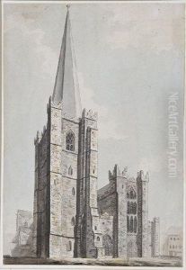 Saint Patrick's Cathedral, Dublin, From The West by James Gandon