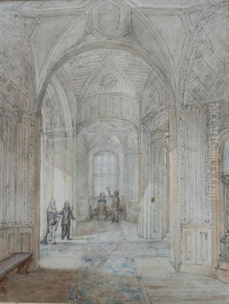 Sketches In The Old House Of Lords - view 1