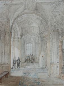 Sketches In The Old House Of Lords by Joseph Michael Gandy