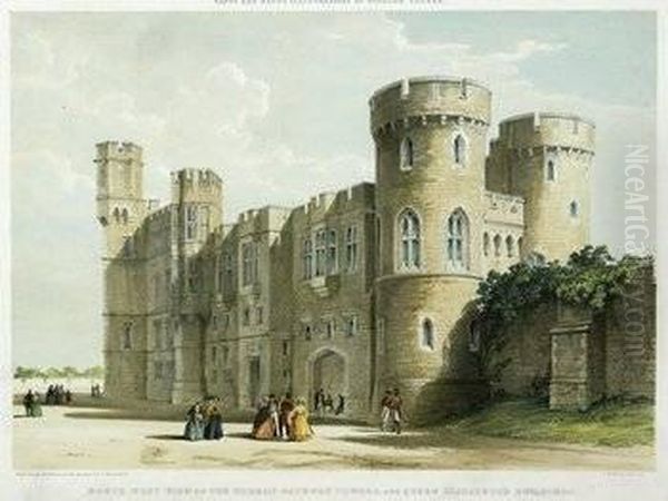 And Benjamin Baud. [architectural Illustrations Of Windsor Castle] - view 1