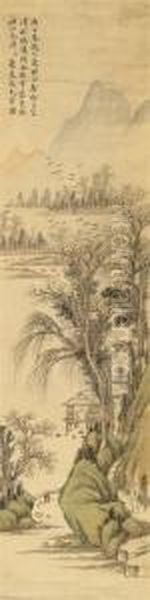 Spring Scenery By The Lakeside - view 1