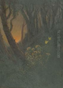 Yellow Butterflies by Jamini Prokash Gangooly