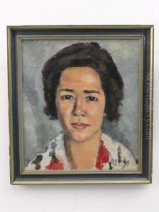 Portrait Einer Jungen Frau