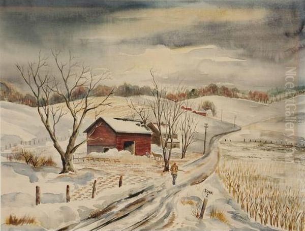 Winter In Iowa - view 1