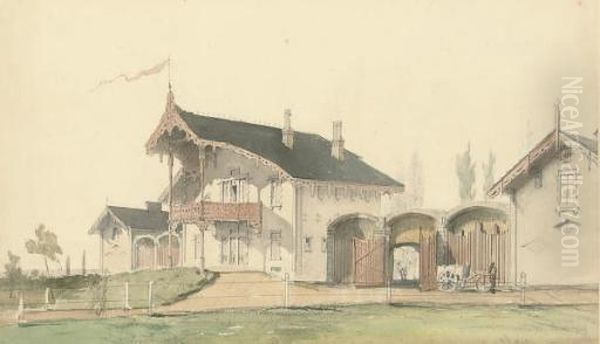 View Of A Colonial House - view 1