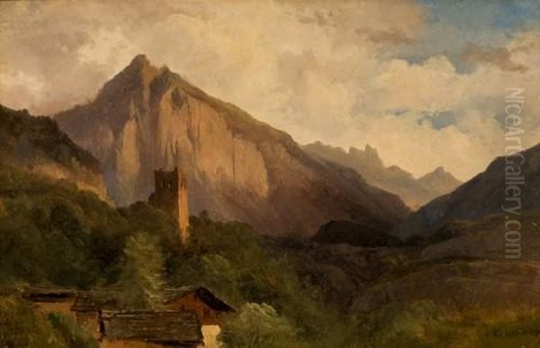 Franzosische Alpenlandschaft - view 1