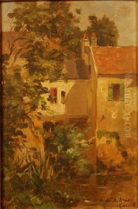 Maison Dans Les Arbres by Gustave Cesaire Garaud