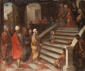 The Presentation Of The Virgin by Don Jose Garcia El Hidalgo