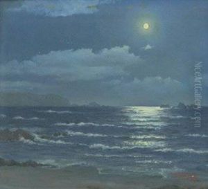 G. Costas De Chile. Pichilemu. Luna Llena by Horacio Garcia