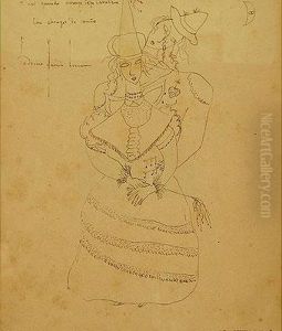 Pareja De Payasos by Federico Garcia Lorca