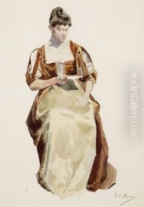 Dama Sentada by Antonio Garcia Mencia