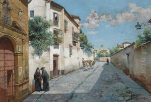 Calle En Granada (in The Street, Granada) by Manuel Garcia y Rodriguez