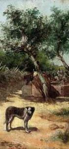 At The Watering Hole by Manuel Garcia y Rodriguez