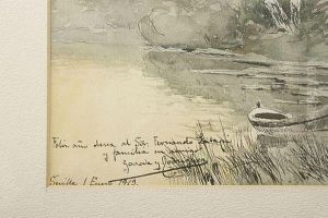 Paisaje Con Lago by Manuel Garcia y Rodriguez