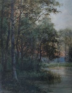 Skymningslandskap by Anna Gardell-Ericson