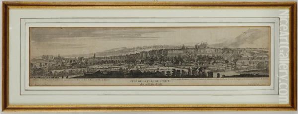 Vue De La Ville De Geneve Du Cote Du Septentrion Et Vue De La Ville De Geneve Du Cote Du Midy - view 1