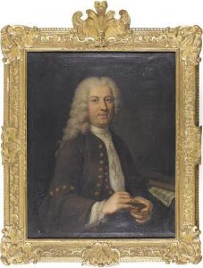 Bildnis Eines Gelehrten Mit Buchern Und Musiknoten by Robert Gardelle