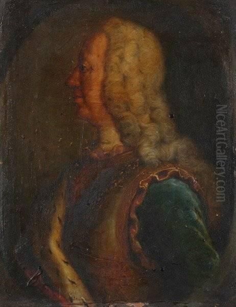 Portrait Of A French Nobleman In Profile - view 1