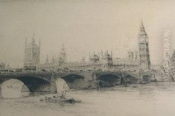 View Of Westminster Bridgewith Big Ben And Houses Of Parliament - view 1
